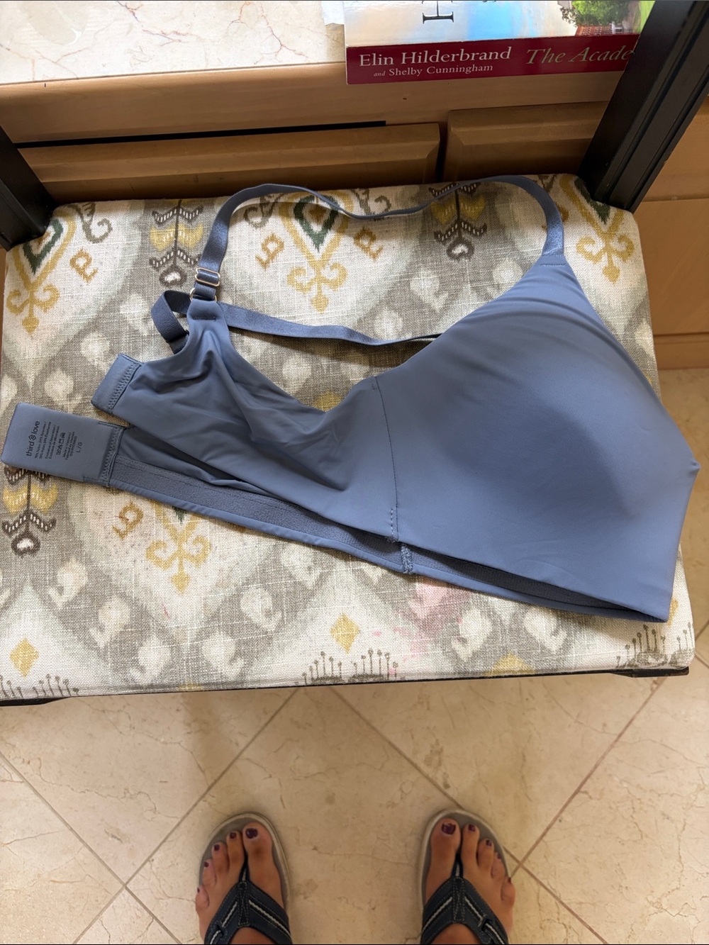 ThirdLove Wireless Light Support Bra in Slate Blue